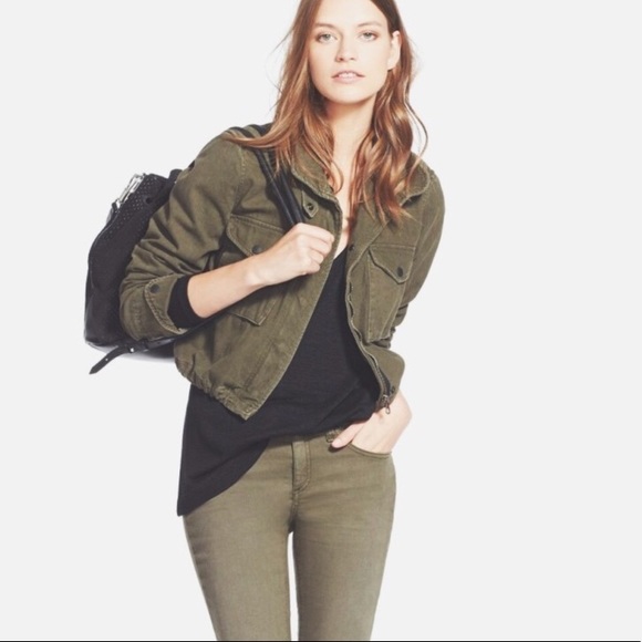 Rag & Bone Canvas Bomber Jacket - Picture 2 of 8